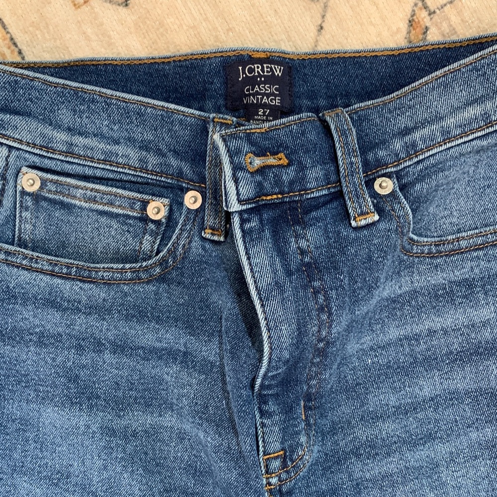 J.Crew Classic Vintage Womens Blue Jeans
